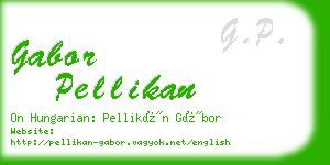 gabor pellikan business card